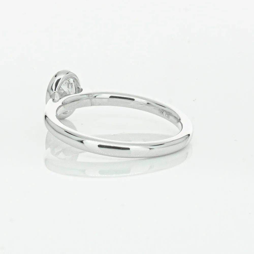 18ct White Gold .50ct Oval Cut Diamond Natalia Ring