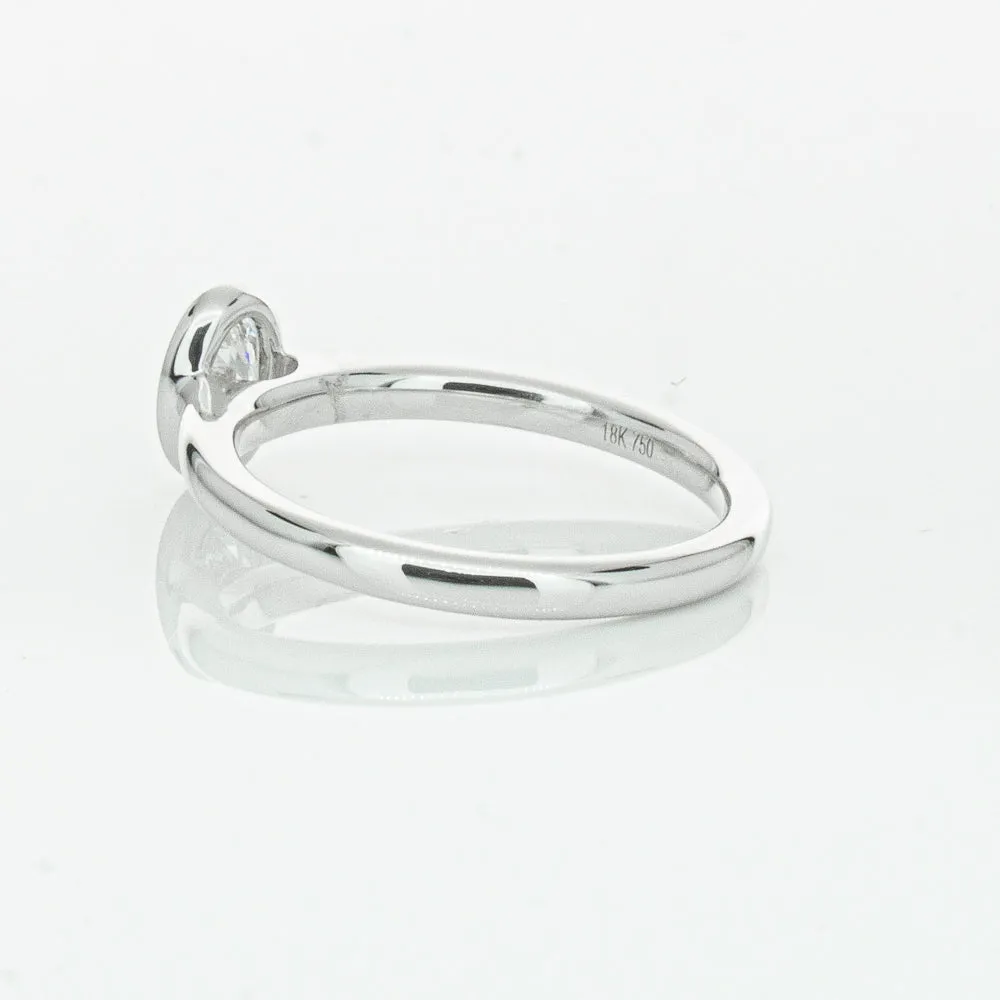 18ct White Gold .50ct Oval Cut Diamond Natalia Ring