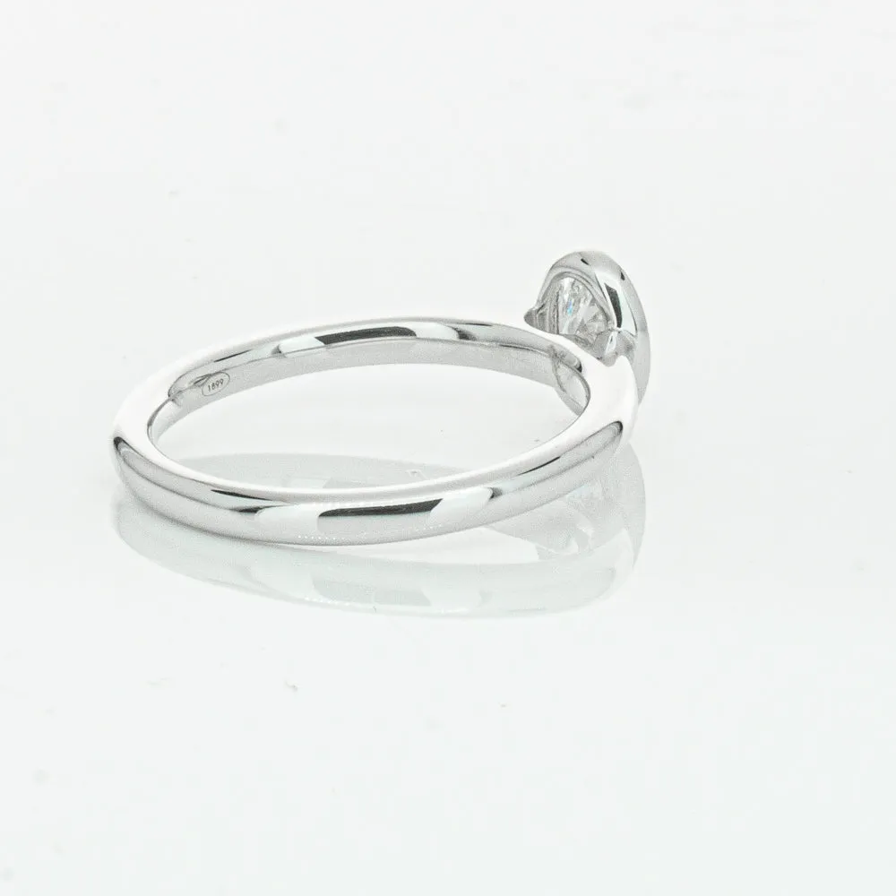 18ct White Gold .50ct Oval Cut Diamond Natalia Ring