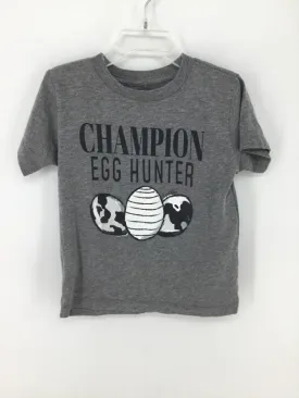 August Bleu Child Size 3 Gray Easter T-Shirt