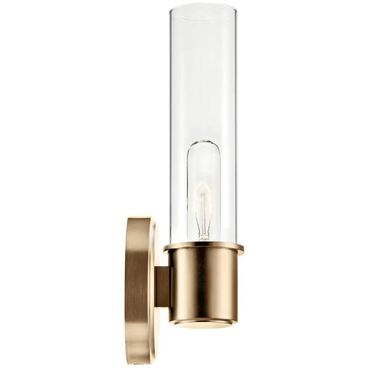 Aviv 13" 1-Light Wall Sconce, Bronze Finish