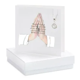 Boxed Prayer Necklace Card