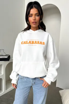 Calabasas Hoodie - White