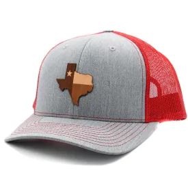 Cotton Row Texas Flag Patch Heather Grey Cap