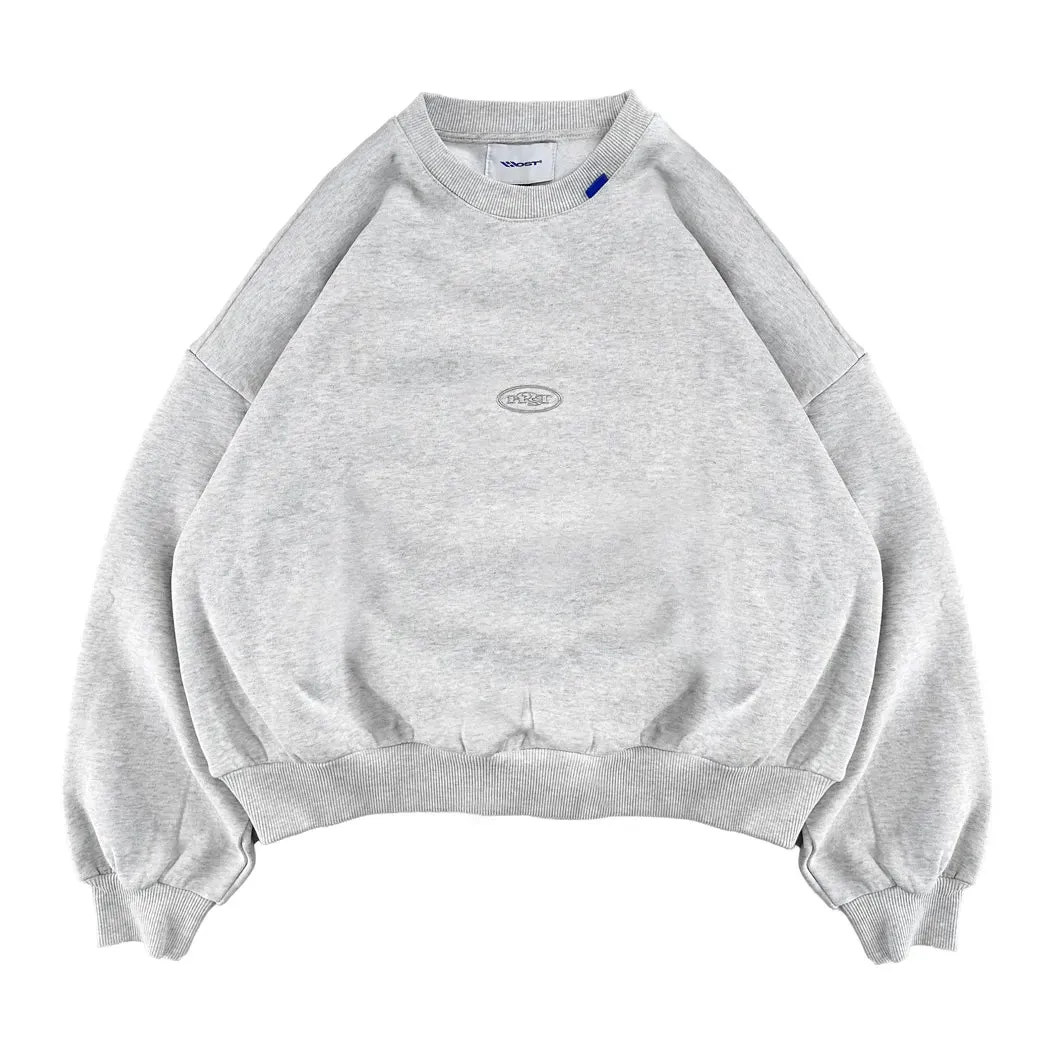 EMBOSS METAL LOGO CREWNECK