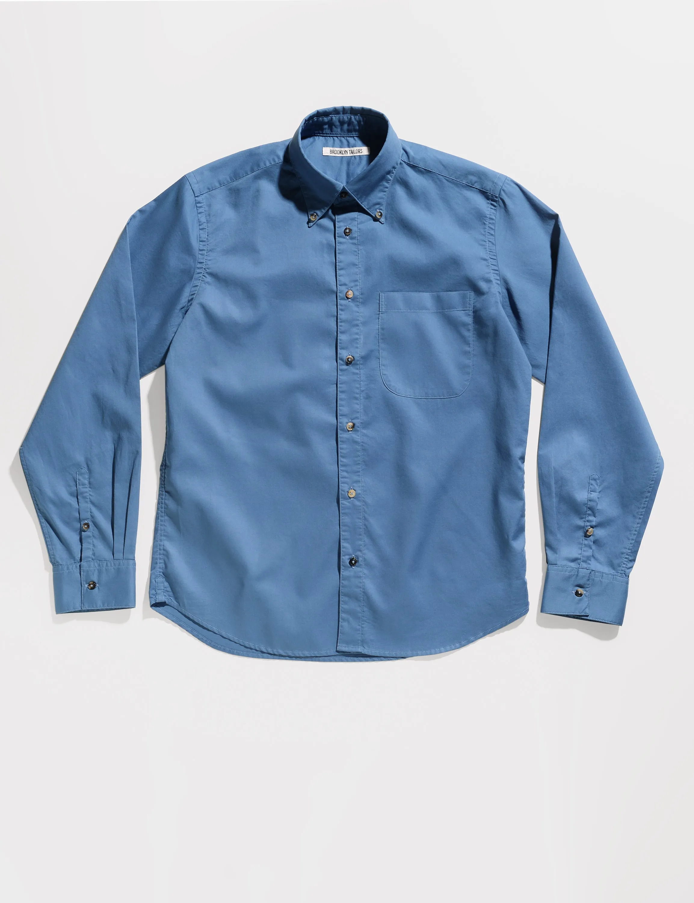 FINAL SALE: BKT14 Relaxed Shirt in Smooth Pima Cotton - Delft Blue