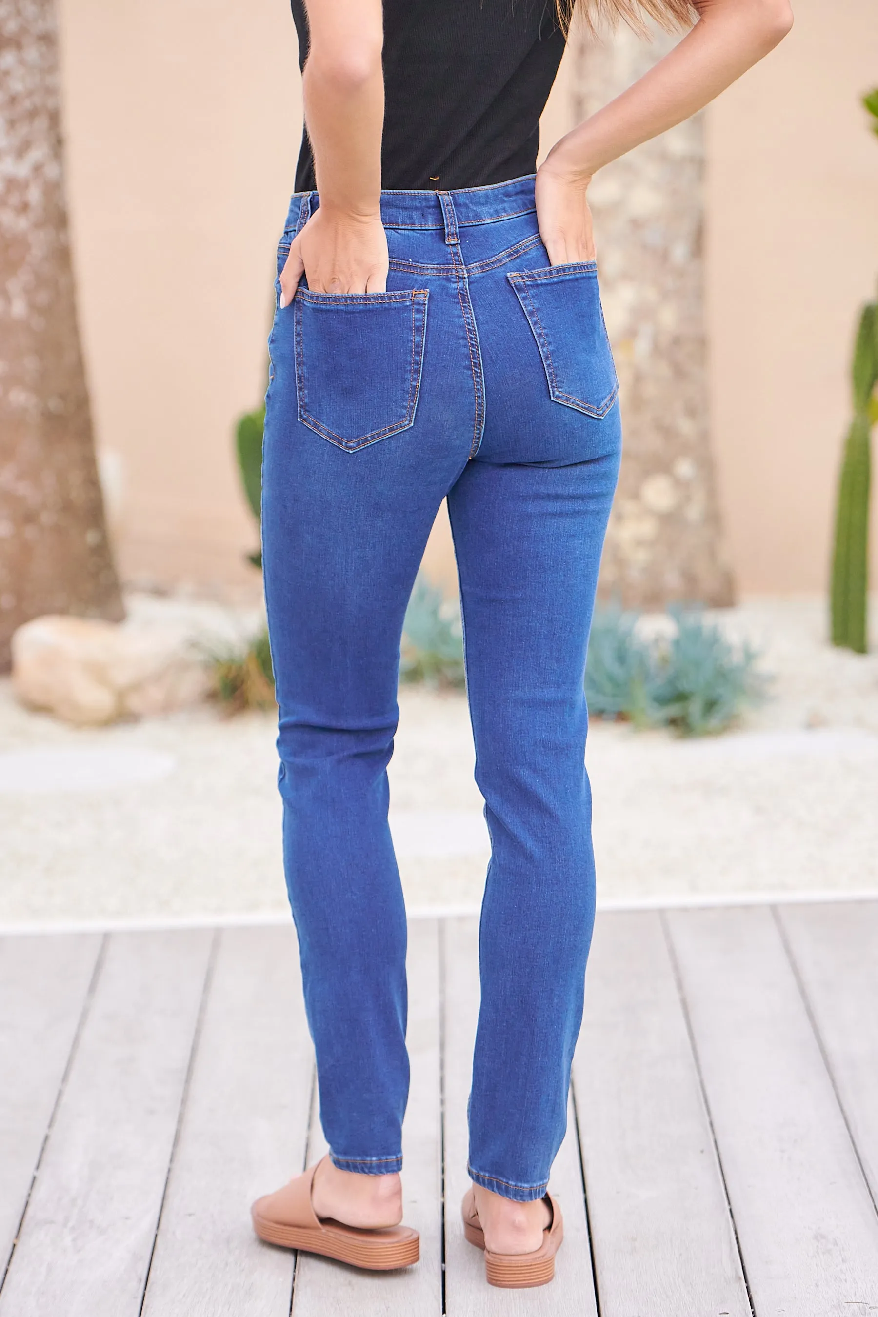 Frida Dark Blue Denim Skinny Jean