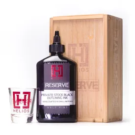 Helios Reserve Black - Special Edition - 8oz Ink -  (Shot Glass Included)