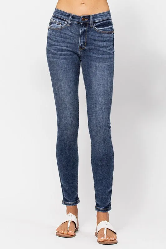 Indiana Mid Rise Skinny Denim