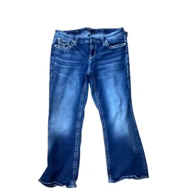 Jeans Designer By Vigoss In Blue Denim, Size: 18