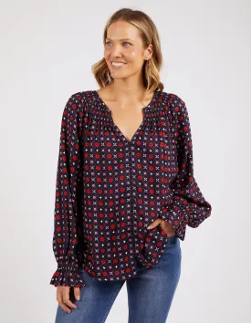 Jessie Geo Print Blouse