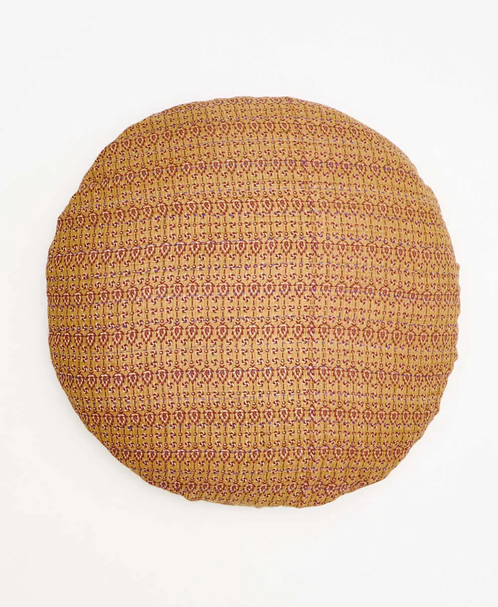 Kantha Round Pillow - No. 240219