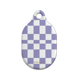 Mauve Checkers AirTag Case