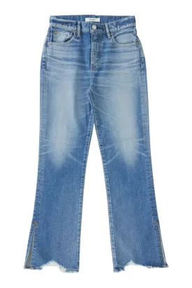 Moussy Denim Briarwood Flare Jeans in Blue