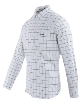 Pringle LS White Check Classic Regular Shirt