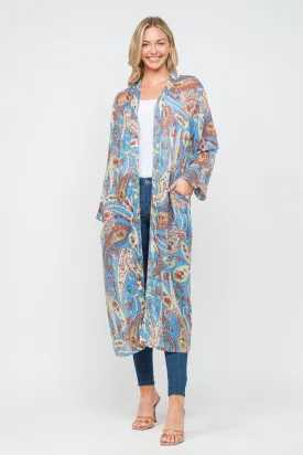 RAJ GEENA PRINTED KIMONO