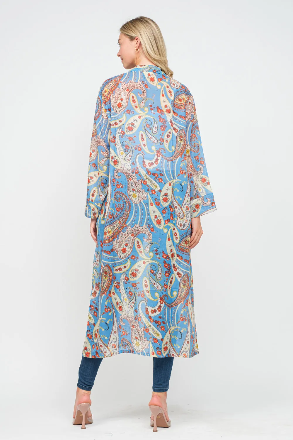 RAJ GEENA PRINTED KIMONO