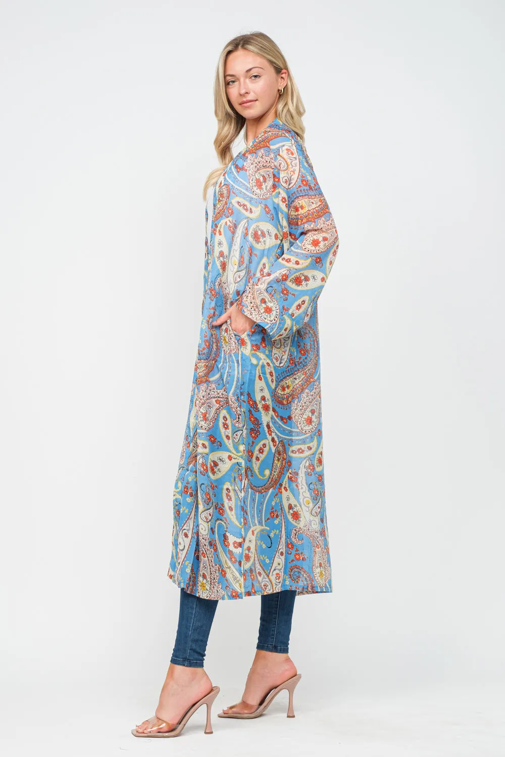 RAJ GEENA PRINTED KIMONO