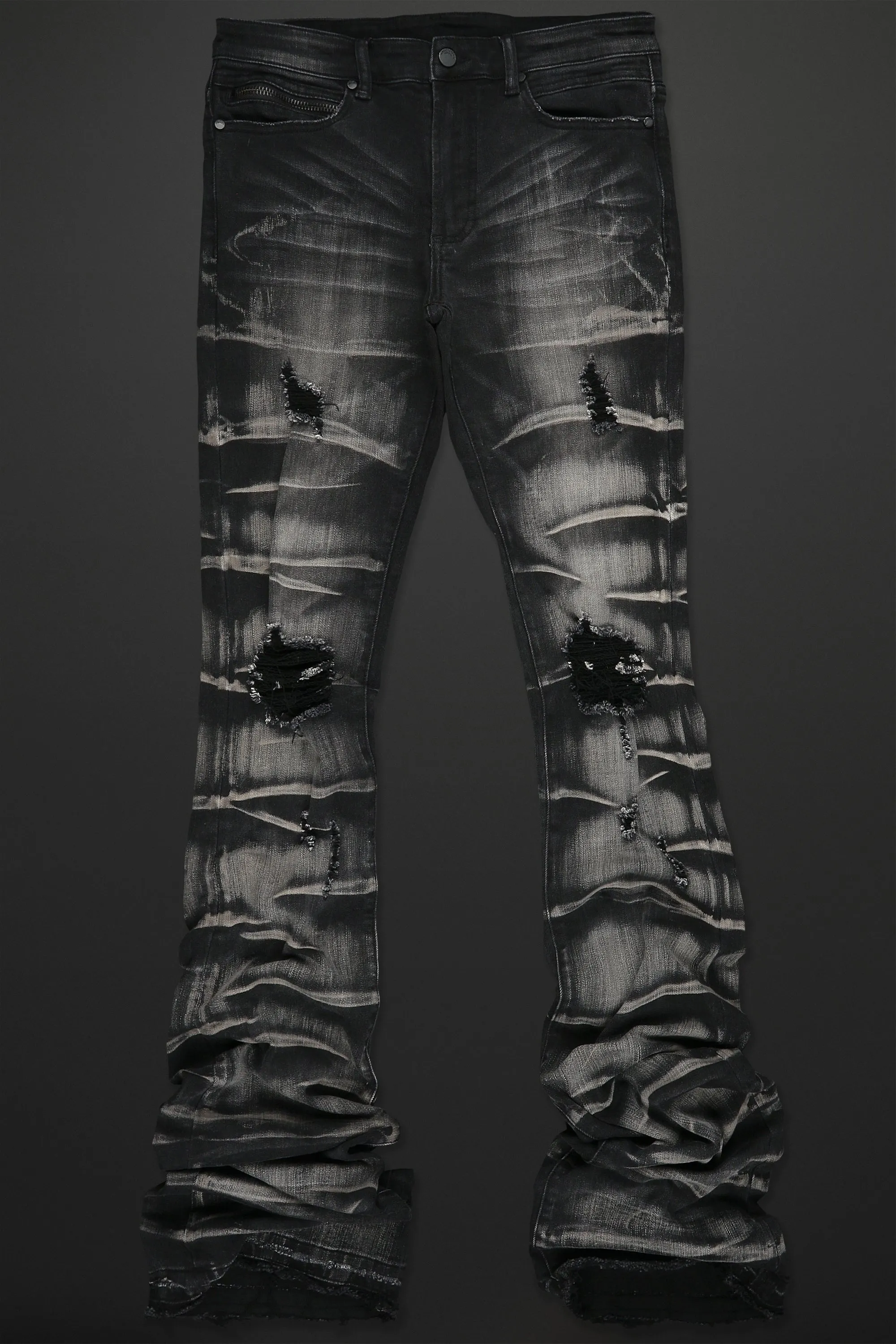 Rockstar - Sniper Super Stacked Flare Jean