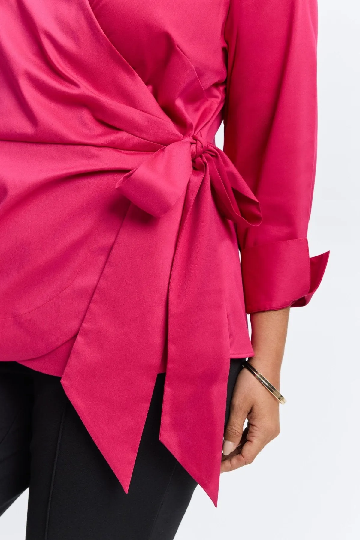 Salina Plus No Iron Stretch Matte Sateen Shirt