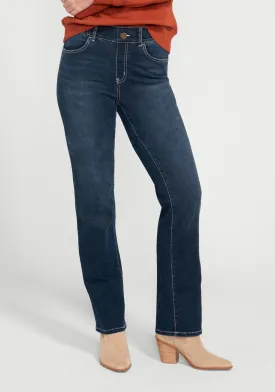 Signature Mid-Rise Denim | Straight (Roma Wash)