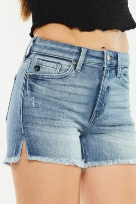 VERONICA HIGH RISE DENIM SHORTS JEANS S-XL