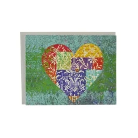 Walter Knabe Notecard Set Heart Patchwork