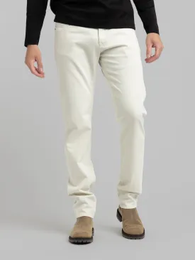 White Five-Pocket Jeans